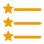 Icon | List | Featured | Orange