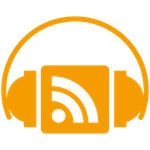 Icon - Headphones - RSS - Orange - Small