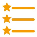 Icon | List | Featured | Orange